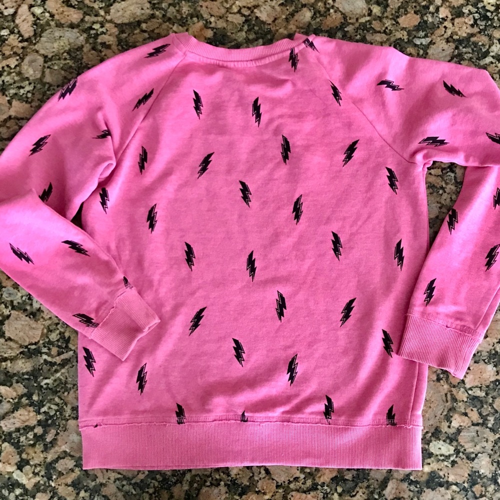H&M Pink Lightening Bolt Sweatshirt - Picture 6 of 8